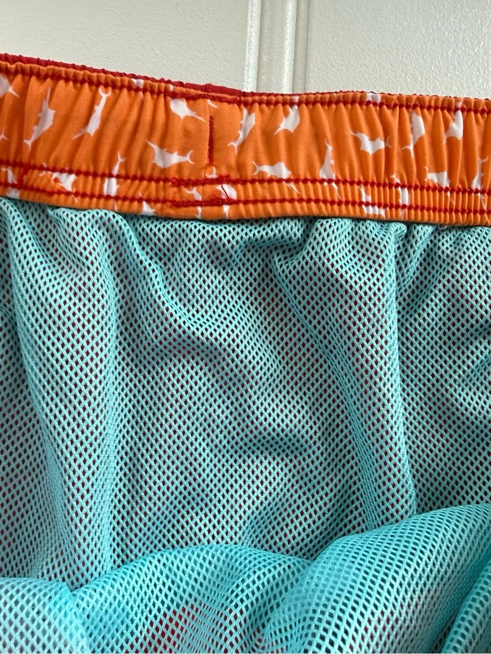 Tommy Bahama Naples Swim Trunks Mens Large Red Board Shorts Mesh Lined NEW